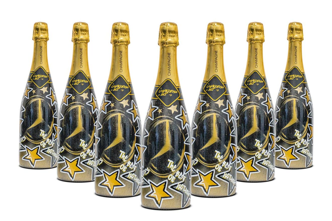 Champagne Geschenk Jubileumgeschenk Zilveren Jubileum