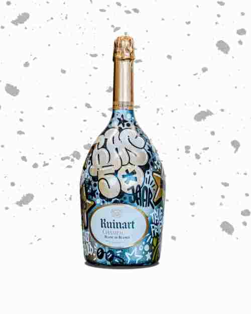 BAS 50 JAAR -  GEPERSONALISEERD - RUINART BLANC DE BLANCS 3L JEROBOAM