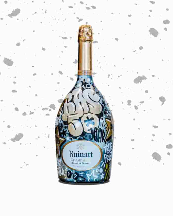 BAS 50 JAAR -  GEPERSONALISEERD - RUINART BLANC DE BLANCS 3L JEROBOAM